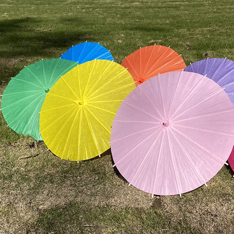 60cm Solid Color Dance Paper Umbrella Painting Chinese Paper Parasol Wedding Party Decoration Favors Classical Umbrellas BH8545 TQQ, 8 colors
60cm Solid Color Dance Paper Umbrella Painting Chinese Paper Parasol Wedding Party Decoration Favors Classical Umbrellas BH8545 TQQ, 8 colors
