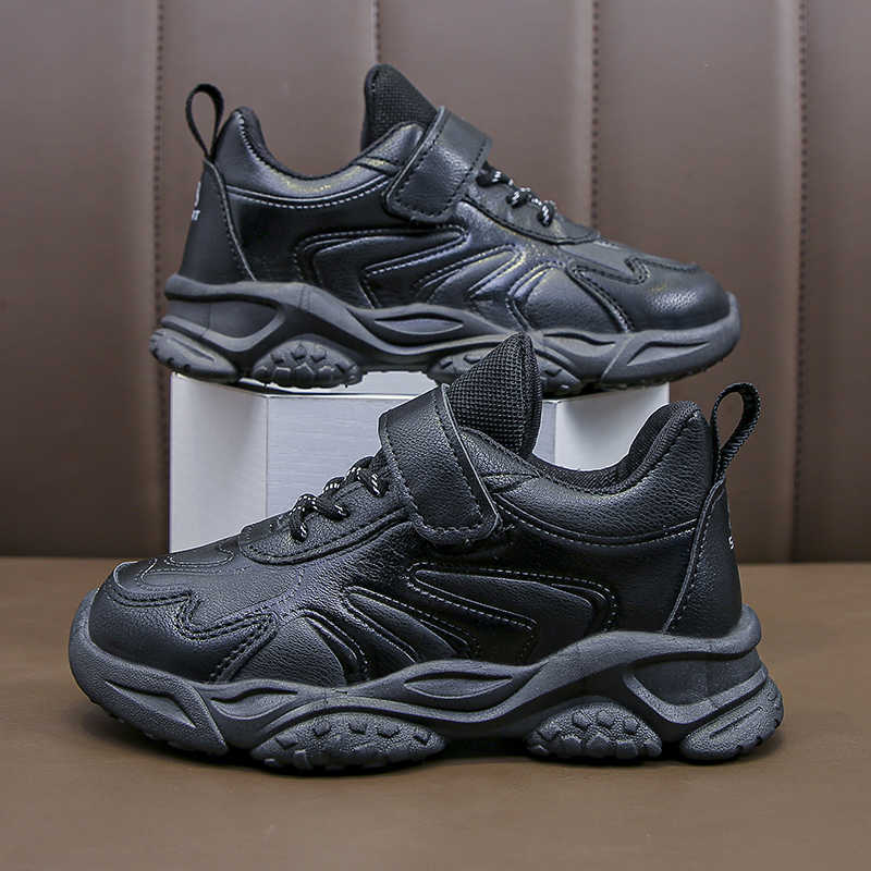 Athletic Outdoor Children Casual Shoes Leisure Black White Chunky Kids Sneakers Four Season Stylish Light Sporty Comfy Boys Girls Trainers XJ260303