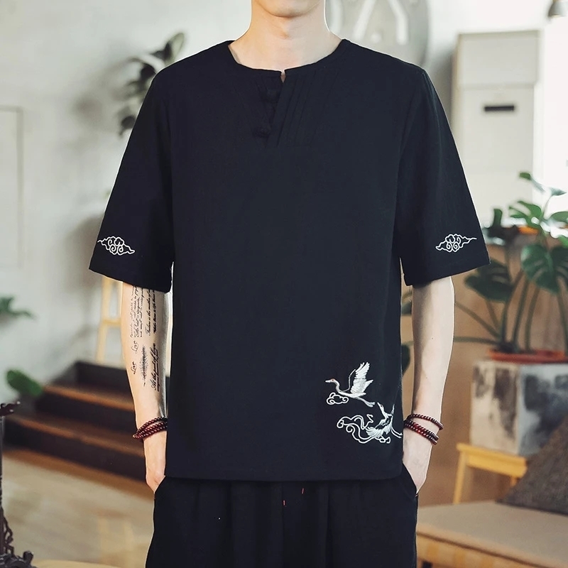 Men's T-Shirts men t shirt men's short sleeves Casual Cotton O-Neck grey 230504