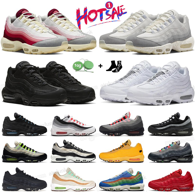 95 running shoes men women 95s Triple Black White OG Neon Dark Beetroot Crystal Blue Solar Red Smoke Grey Fish Scales Olive mens trainers outdoor sports sneakers 36-46
95 running shoes men women 95s Triple Black White OG Neon Dark Beetroot Crystal Blue Solar Red Smoke Grey Fish Scales Olive mens trainers outdoor sports sneakers 36-46