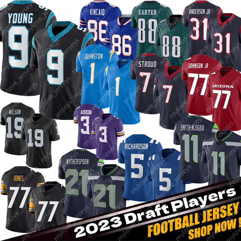 Bryce Young Anthony Richardson Football CJ Stroud Will Anderson Jr Devon Witherspoon Quentin Johnston Bijan Robinson Addison Jaxon Smith-Njigba 2023 Draft Panther, Mens jersey(t x z)
Bryce Young Anthony Richardson Football CJ Stroud Will Anderson Jr Devon Witherspoon Quentin Johnston Bijan Robinson Addison Jaxon Smith-Njigba 2023 Draft Panther, Mens jersey(t x z)