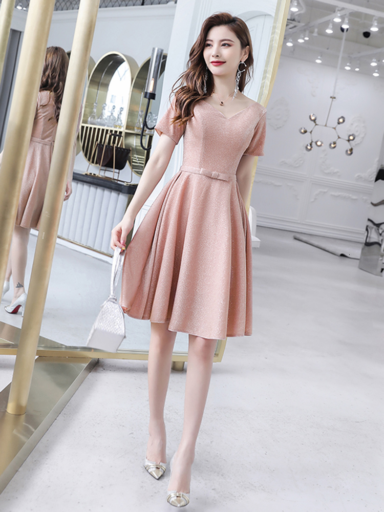 Party Dresses Elegant A Line Evening Dress short Sleeve Formal Dresses Evening Gowns for Women Prom Dress 230504