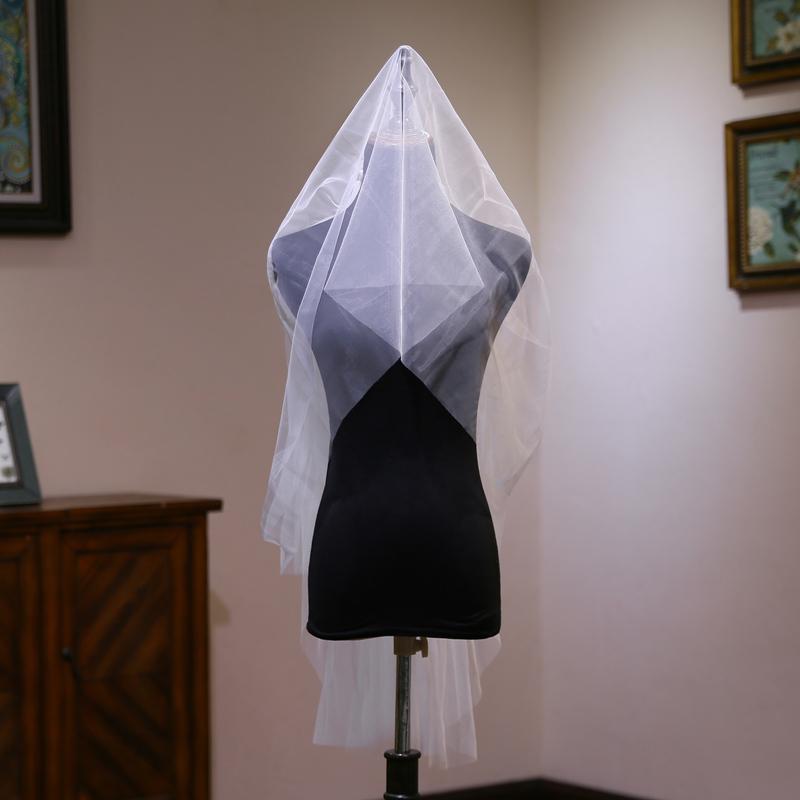 Bridal Veils Wedding Accessory 2 Tier Veil White Ivory Custom Made Short With Free Comb
Bridal Veils Wedding Accessory 2 Tier Veil White Ivory Custom Made Short With Free Comb