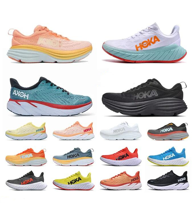 

Designer Hiking Top Quality Hoka One Bondi 8 Running Shoes Women Mens kawana Challenger ATR 6 clifton 8 9 Hokas Shoe Shock absorption Carbon x 2 jogging trainers profly