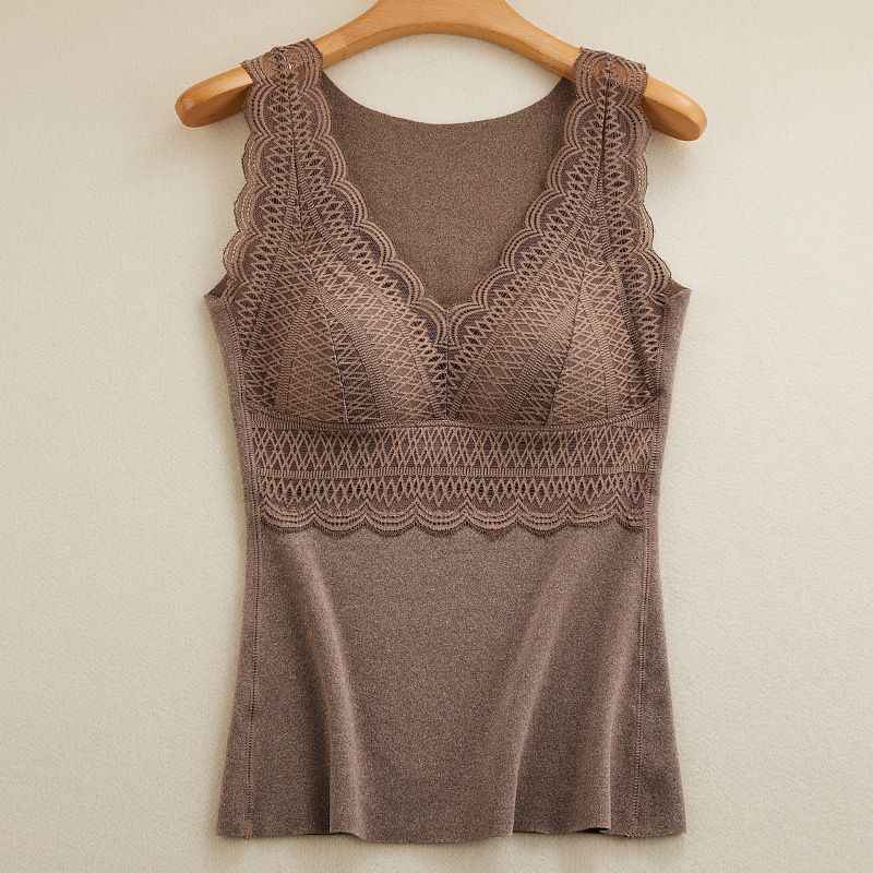 Camisoles Tanks Plus Size Vest Thermal Women Winter Clothing Underwear Warm Top Inner Wear 230503