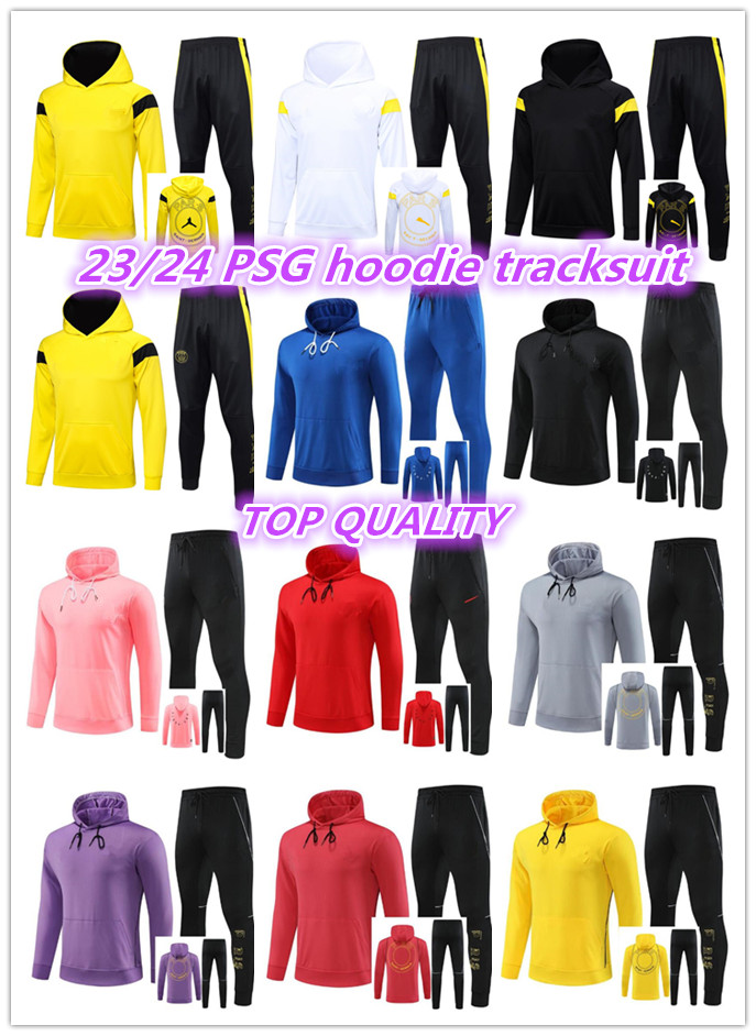 23 24 Paris hooded adult tracksuits training suit psgs chandal 2023 2024 mbappe kit survetement foot tuta jacket Soccer football PSGs men hoodie tracksuit
23 24 Paris hooded adult tracksuits training suit psgs chandal 2023 2024 mbappe kit survetement foot tuta jacket Soccer football PSGs men hoodie tracksuit