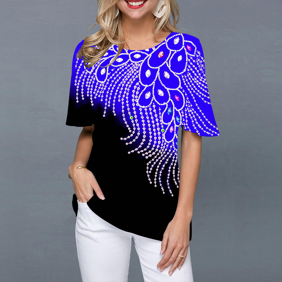 Womens TShirt Summer Womens Tshirts Fashion 3d Print Short Sleeve Tops Female Vintage Clothing O Neck Oversized Tees Harajuku T Shirts 230503