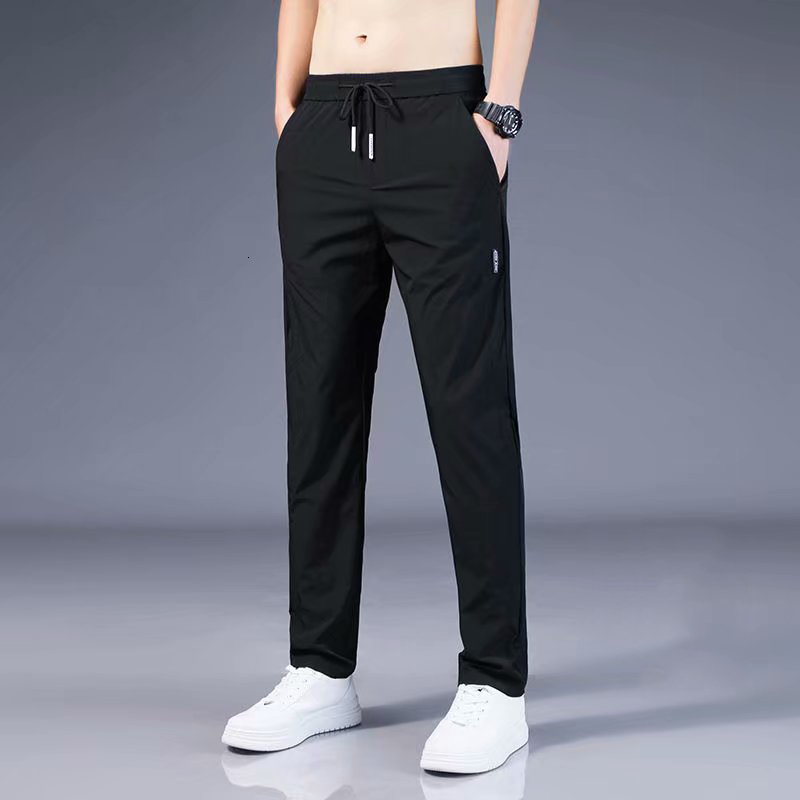 Men's Pants Casual Men's Pants Fashion Streetwear Quick dry Breathable Sweatpants Male Trousers Hip Hop Micro elastic force Men Pants 230504