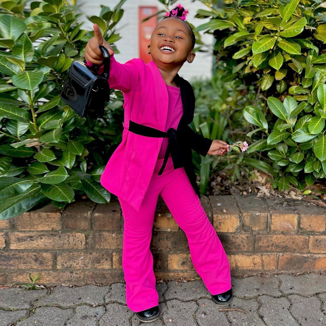 Clothing Sets Kids 2pcs sets Children s From 2 To 8 Years Colorblock Blazer Pants Child Girl Clothes Girls Pants 230504