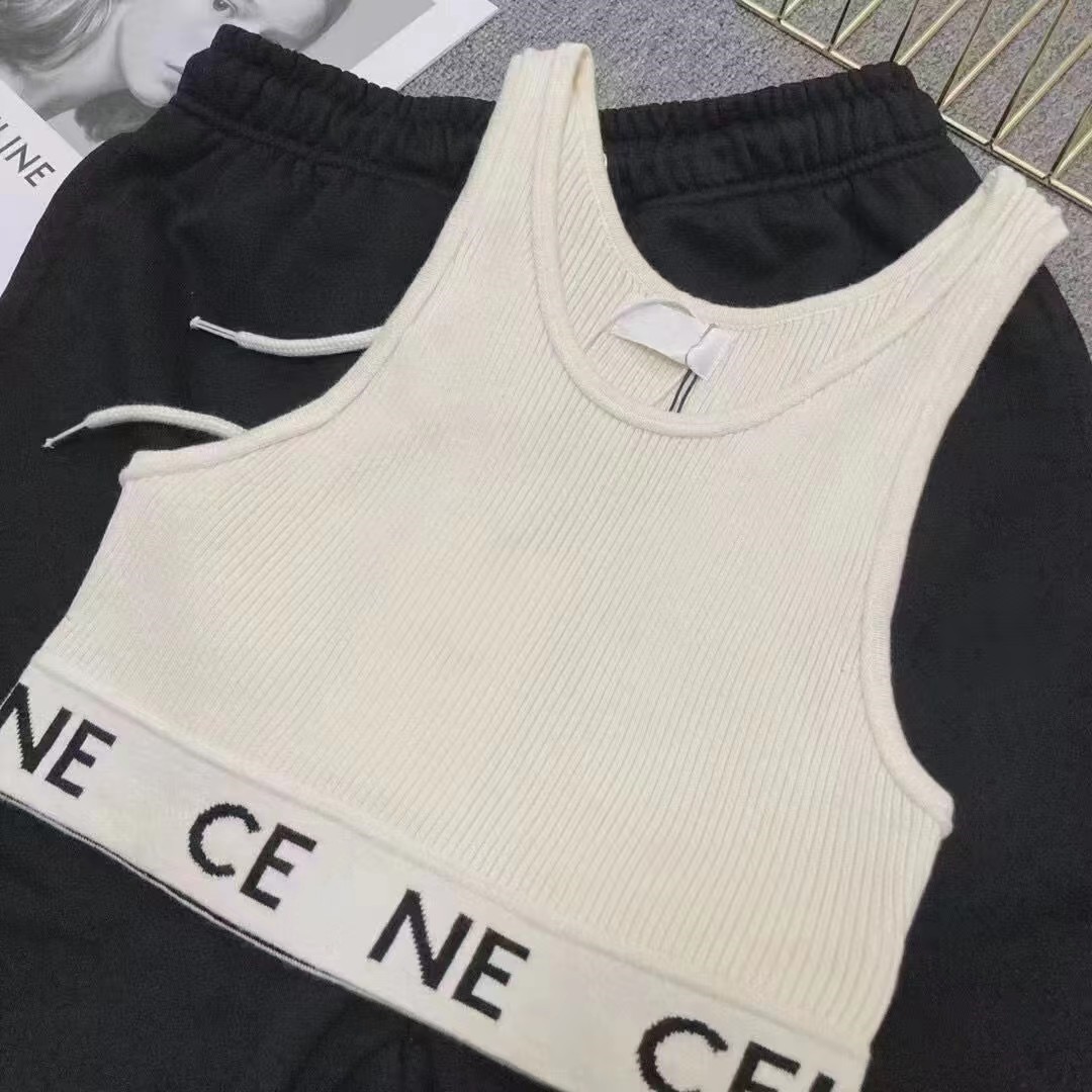 Women Knits Anagram Regular Tops Tank Designer Womens Tees Top Embroidery Knitted Knitted Vest Breathable Cotton Yoga Vest Tops Breathables Embroidery tees
Women Knits Anagram Regular Tops Tank Designer Womens Tees Top Embroidery Knitted Knitted Vest Breathable Cotton Yoga Vest Tops Breathables Embroidery tees