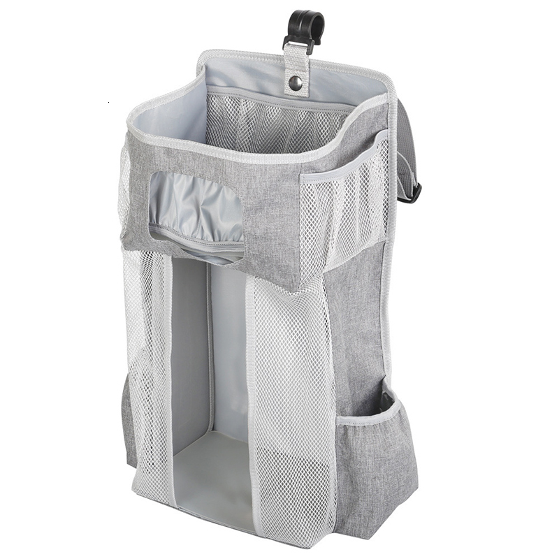Boxes Storage Baby Crib Hanging Storage Bag Diaper Nappy Organizer Cot Bed Infant Essentials Kids Bedding Set 230504
