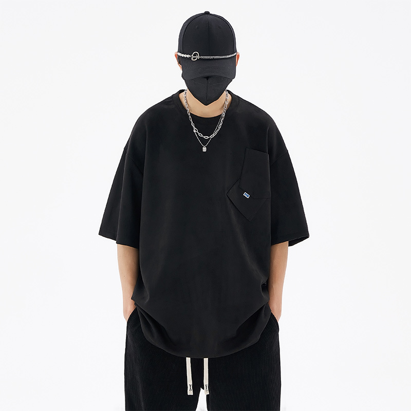 Men's T-Shirts Hip Hop T-Shirt Loose Sports Streetwear Fashion Oversized 5XL 6XL T Shirt Black Blue Summer Short Sleeves Top Tees Tshirt 230504