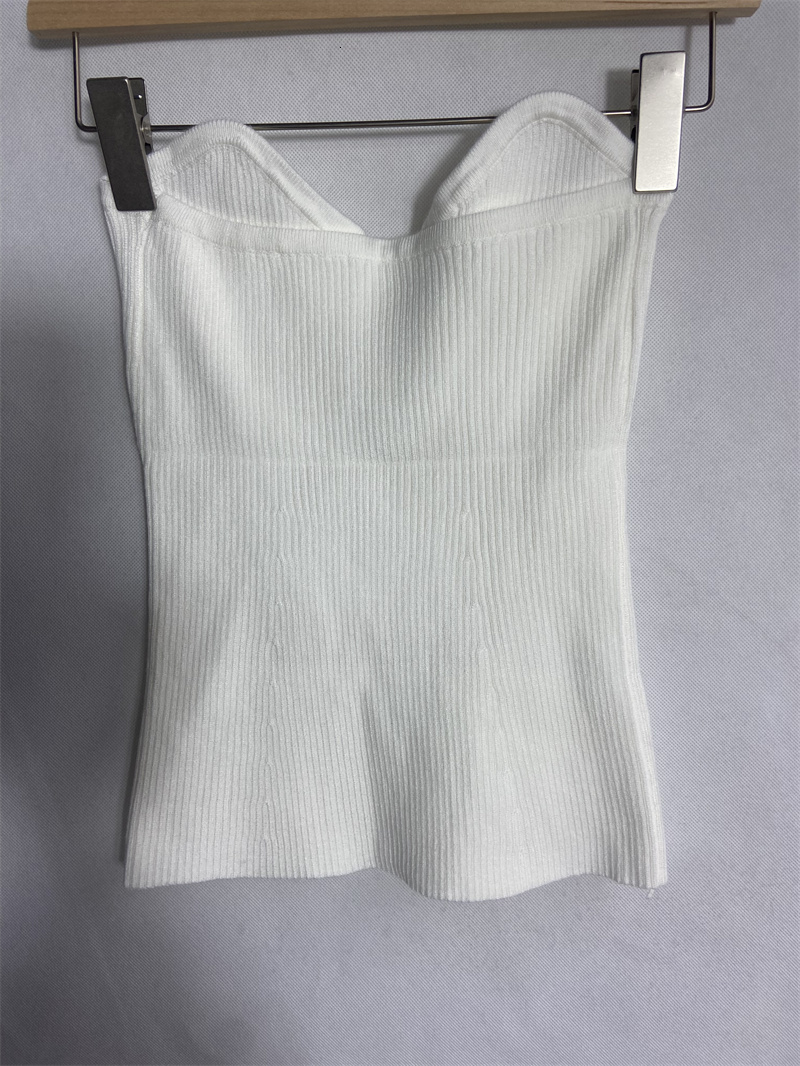 Camisoles Tanks Edgy Clothes Y2K Fashion Knitted Vest for Women Sexy Crop Tops Korean Tunic Sleeveless Camis Backless Tube Top Ropa Mujer 230503