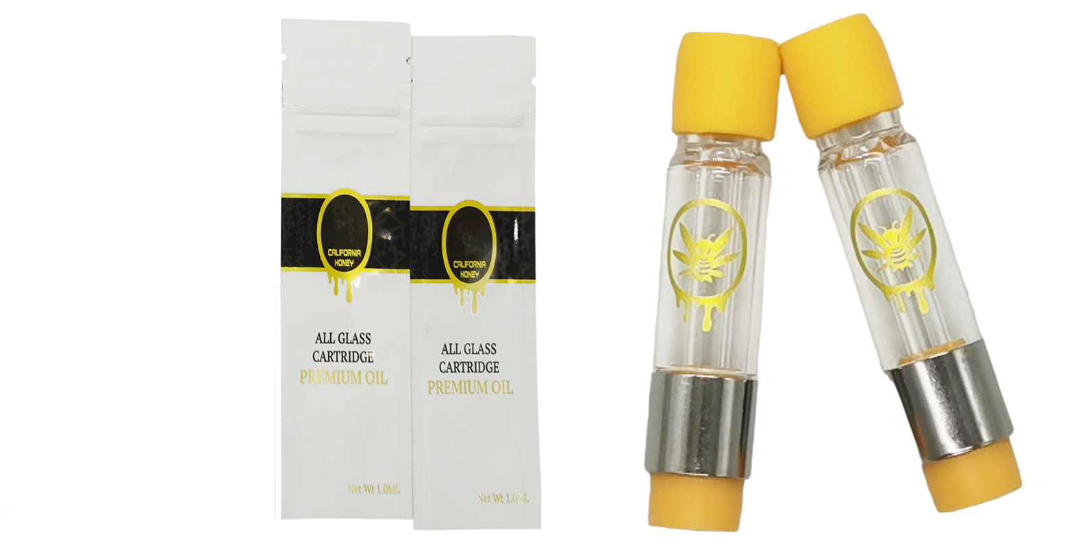 California Honey Vape Carts Disposable Vapes Pen All Glass Cartridges 1.0ml 510 Cartridge Empty Screw on bottom 2*4.0mm
California Honey Vape Carts Disposable Vapes Pen All Glass Cartridges 1.0ml 510 Cartridge Empty Screw on bottom 2*4.0mm