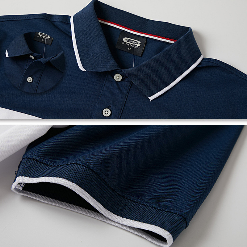 Mens Polos Stripe Shirt Men Big Size 6XL Short Sleeve Shirts Summer Breathable Color Contrast Cotton Tops Plus 5XL 230504