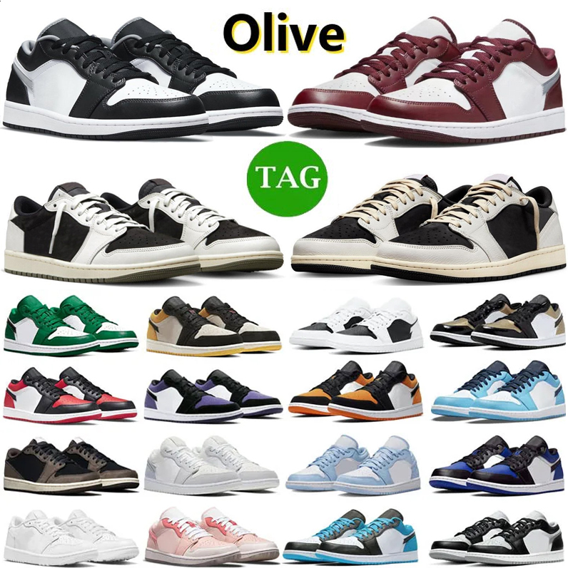 1 Basketball Shoes 1s low Reverse Mocha Olive Bred Toe Black Phantom Wolf Grey Bordeaux UNC Mens Train OG air shoe, #22
1 Basketball Shoes 1s low Reverse Mocha Olive Bred Toe Black Phantom Wolf Grey Bordeaux UNC Mens Train OG air shoe, #22