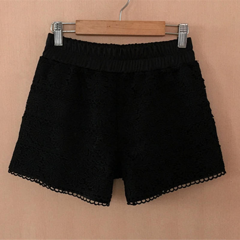 Women's Shorts Summer Lace Shorts Women Out Wear Thin Shorts Feminino Elastic High Waist White Short Femme Lace Trousers Women pants C4078 230504