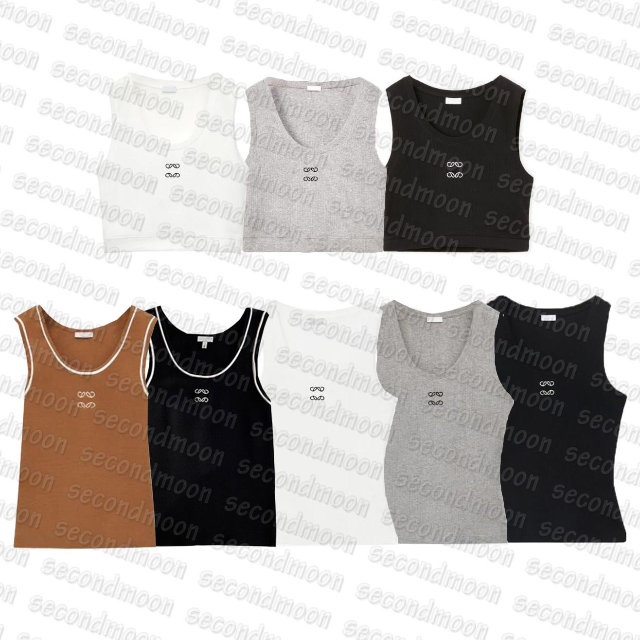 Womens Knits Tank Tops Designer Embroidered Crop Top Yoga Sport Tanks Top Women Gym Vest, White short
Womens Knits Tank Tops Designer Embroidered Crop Top Yoga Sport Tanks Top Women Gym Vest, White short