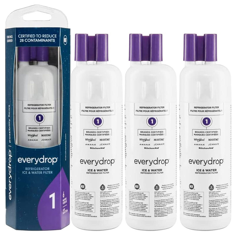 Everydrop by Whirlpool EDR1RXD1 Ice and Water Refrigerator Filter 1, W10295370a P8RFWB2L, W10295370, 46-9081, 46-9930, P4RFWB, Reduce 99% of Lead, 3 Pack
Everydrop by Whirlpool EDR1RXD1 Ice and Water Refrigerator Filter 1, W10295370a P8RFWB2L, W10295370, 46-9081, 46-9930, P4RFWB, Reduce 99% of Lead, 3 Pack