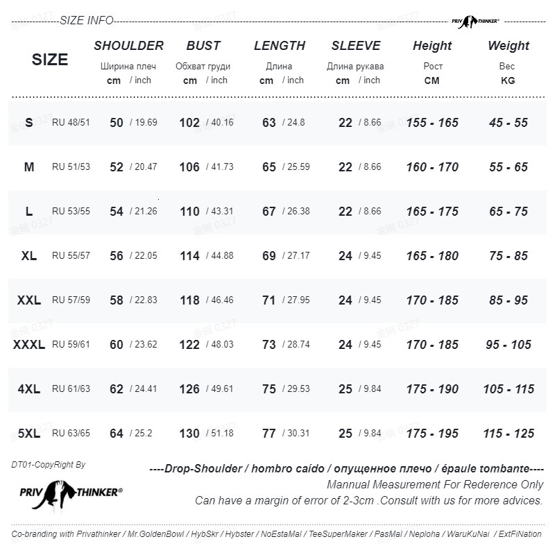 Men's T-Shirts Privathinker Cotton T-shirts Unisex Harajuku Men Oversized Tees Casual Short Sleeve T shirt Korean Loose Tops Men's Clothing 