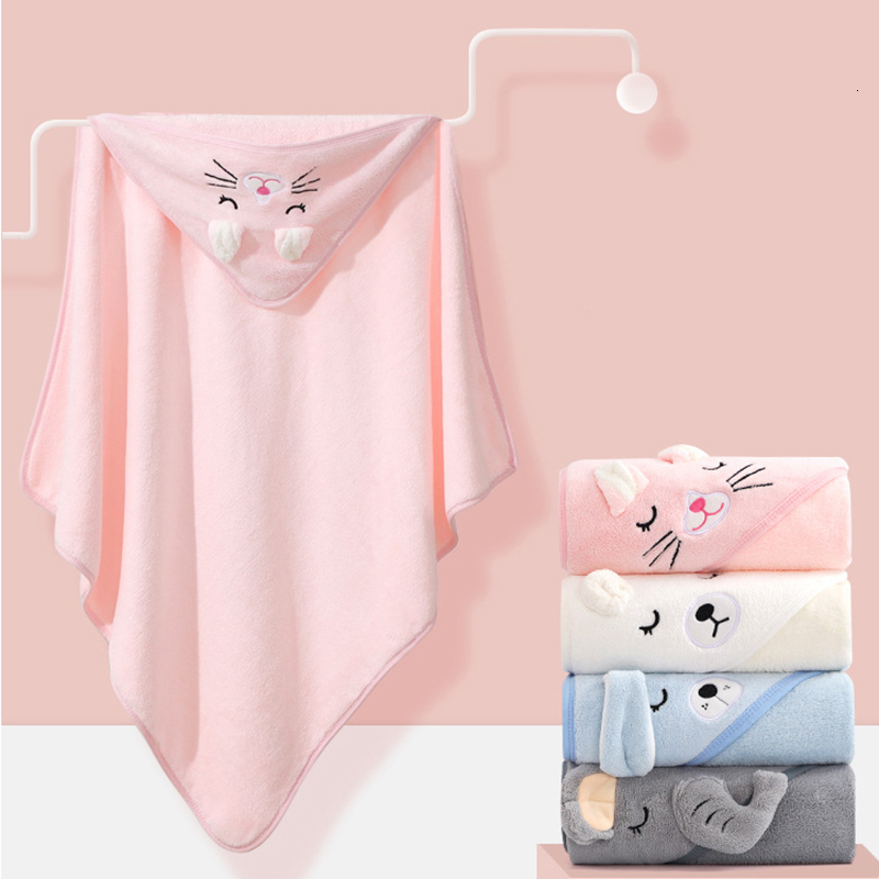 Blankets Swaddling 80x80 born Wrap Cotton Fleece for 0 12 Months Baby 4 Seasons Absorbent Warm Children Bath Towel DDJ 230504