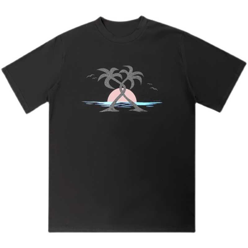 Fashion Clothing Pa Tees Palmes Angels Sunset Tree Print Round Neck Cotton Loose Short Sleeve T-shirt for Men Women Casual Tops 93, Black
Fashion Clothing Pa Tees Palmes Angels Sunset Tree Print Round Neck Cotton Loose Short Sleeve T-shirt for Men Women Casual Tops 93, Black
