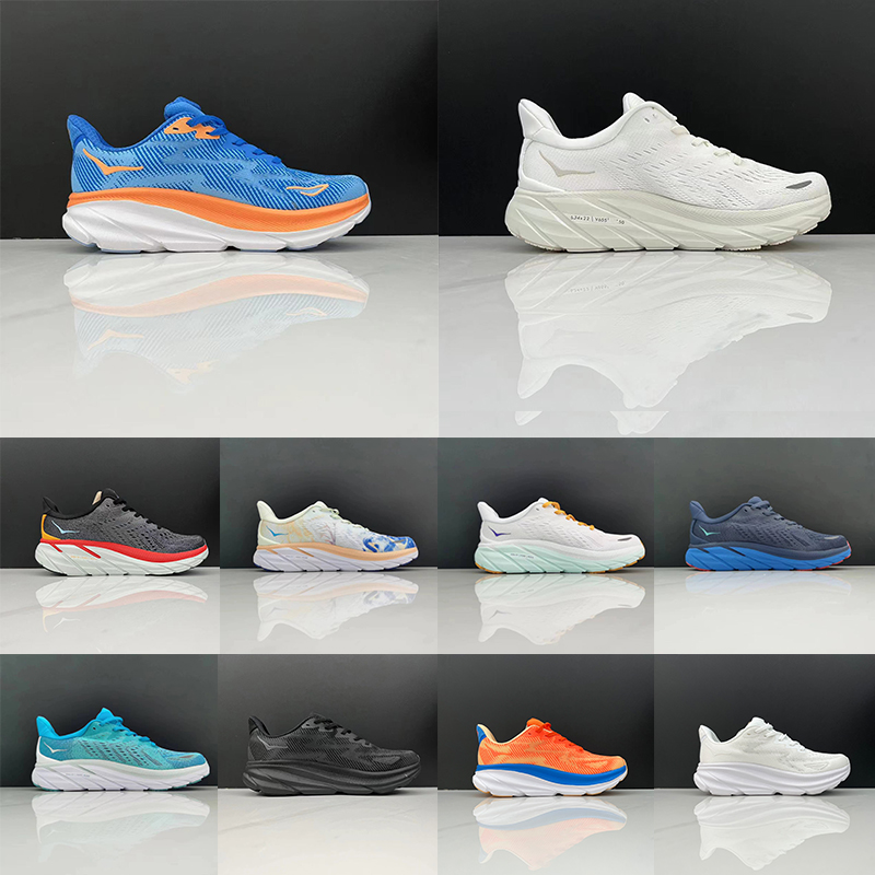 Hoka Running Shoes Clifton 9 8 Mens Womens Shock Absorbing Road Athletic Sneakers Triple Black White Breathable Designer Sneakers, Clifton 8-25
Hoka Running Shoes Clifton 9 8 Mens Womens Shock Absorbing Road Athletic Sneakers Triple Black White Breathable Designer Sneakers, Clifton 8-25