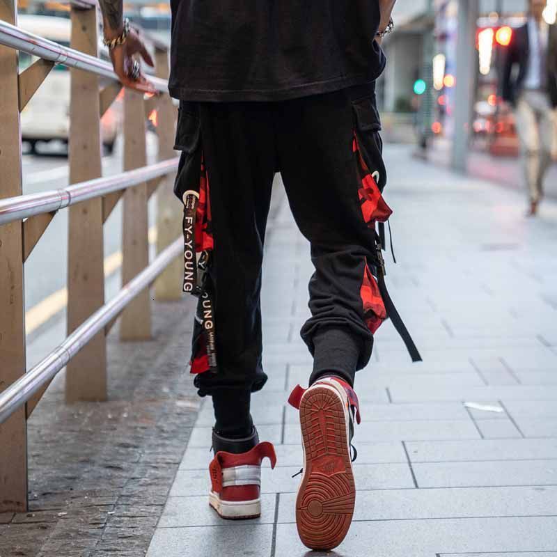 Men's Pants Fashion Men Cargo Pants y2k Techwear Streetwear Harajuku High street Hip Hop Jogging Male Trousers Sports Patchwork Clothing 230503