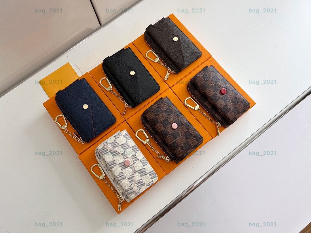 Top Quality M69431 Real Leather RECTO VERSO Wallet Zippy Short Key Pouch Pochette Accessoires Mini Organizer Women Luxury Designer Bag Coin Purse Card Holder