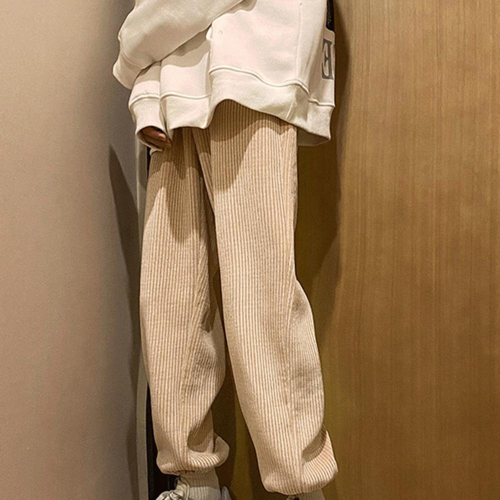 Men's Pants Stylish Teenager Trousers Tie Leg Easy to Wash All Match Soft Autumn Pants Men Pants Straight Pants 230504