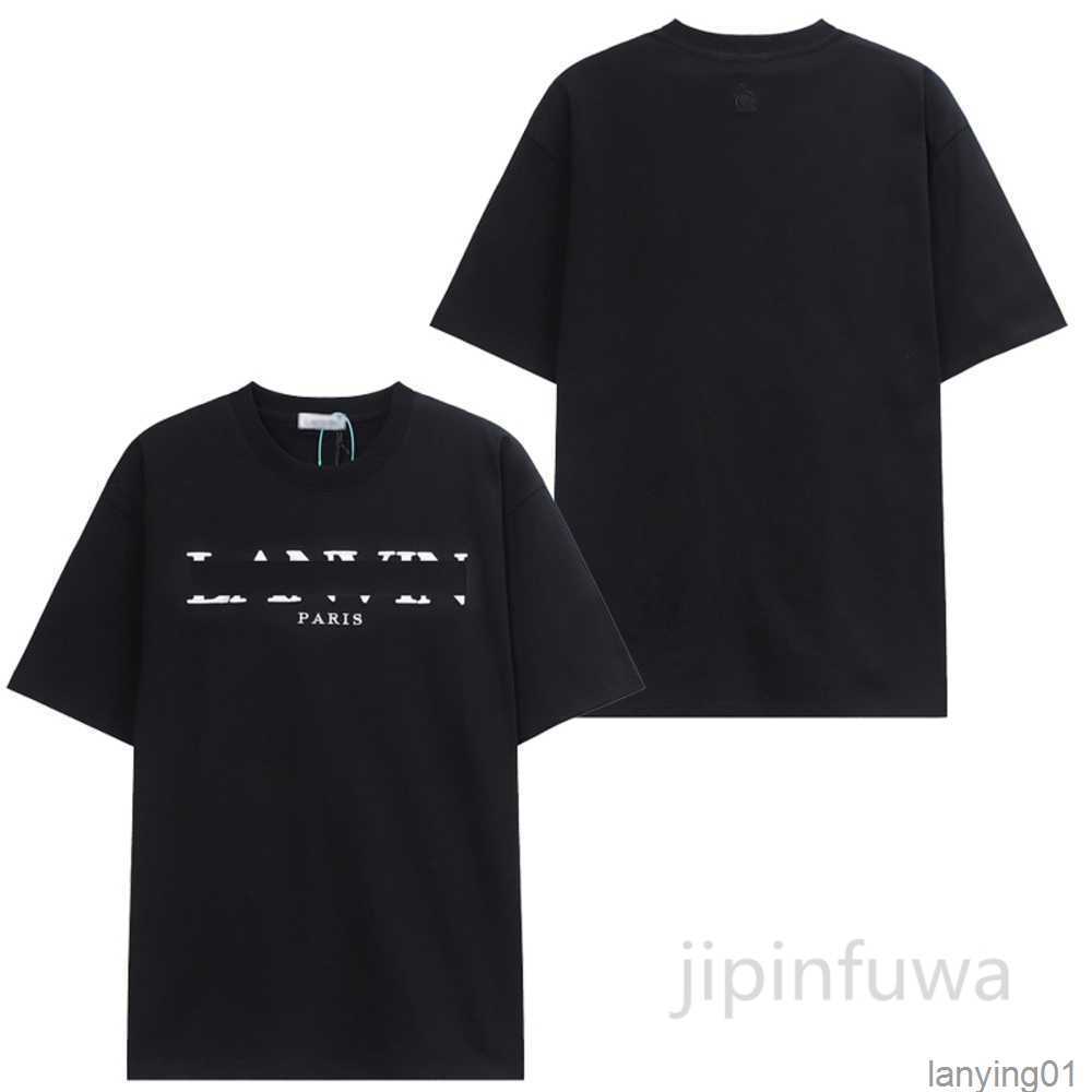 2023 Men' T-shirts Lanvins Designer Tshirts Women High Street Cotton Tops Casual Shirts Luxurys Brand Shorts Sleeve Crewneck Clothes T23q, White
2023 Men' T-shirts Lanvins Designer Tshirts Women High Street Cotton Tops Casual Shirts Luxurys Brand Shorts Sleeve Crewneck Clothes T23q, White