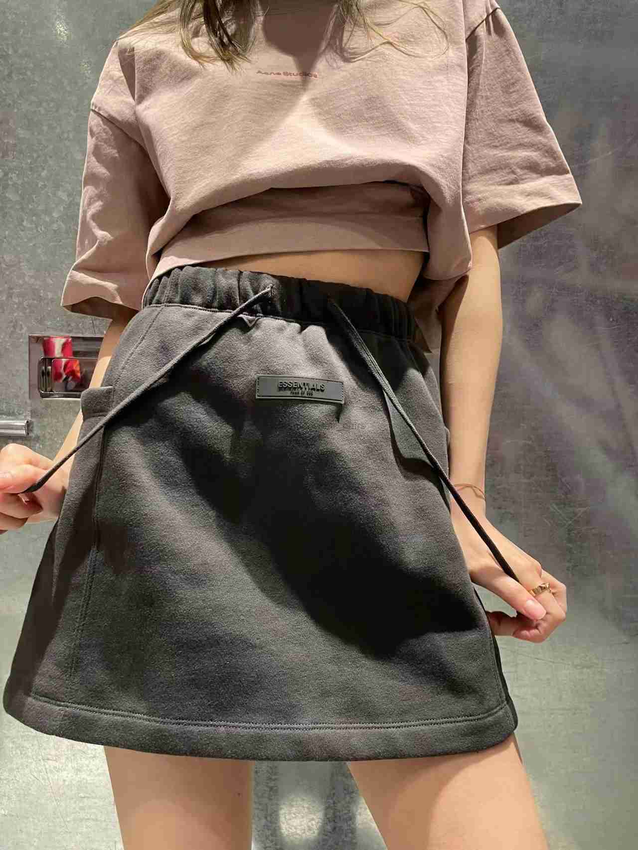 Designer Clothing Womens Skirts Fears Of God Fog Fashion Brand Essen 2022 New Parent-child Dress Mother and Daughter Pure Cotton Summer Girls' Short Skirt Half Skirt
