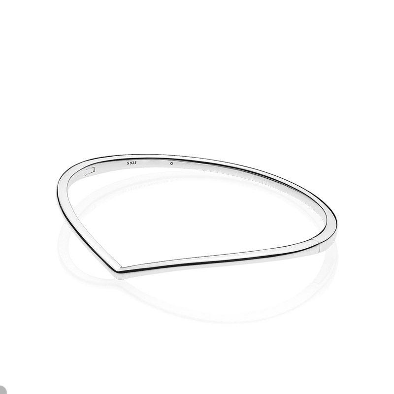 Polished Wishbone Bangle Bracelet for Pandora Authentic Sterling Silver Wedding Party designer Bracelets For Women Sisters Gift luxury bracelet with Original Box
Polished Wishbone Bangle Bracelet for Pandora Authentic Sterling Silver Wedding Party designer Bracelets For Women Sisters Gift luxury bracelet with Original Box
