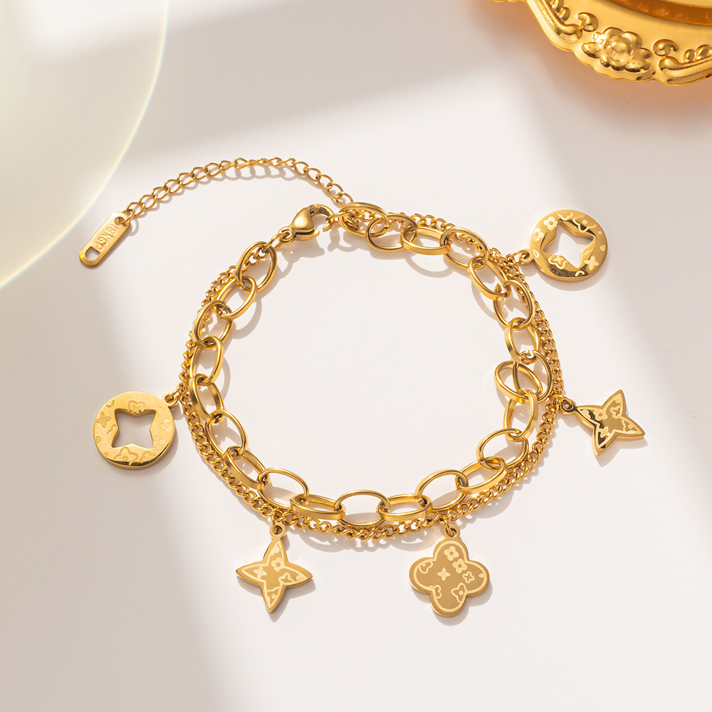 Bracelets designer for women gold bracelet Charm Bracelets Fashion Style Woman Bangle Wristband Cuff Chain Jewelry 18K Plated Stainless steel Wedding Lovers Gift
Bracelets designer for women gold bracelet Charm Bracelets Fashion Style Woman Bangle Wristband Cuff Chain Jewelry 18K Plated Stainless steel Wedding Lovers Gift