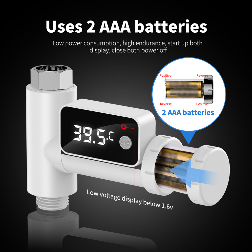 Water Thermometers LED Digital Display Kitchen 8 85 Electric Temperature Meter Gauge Baby Care ABS PC Shower Thermometer Bathroom Accessories 230504