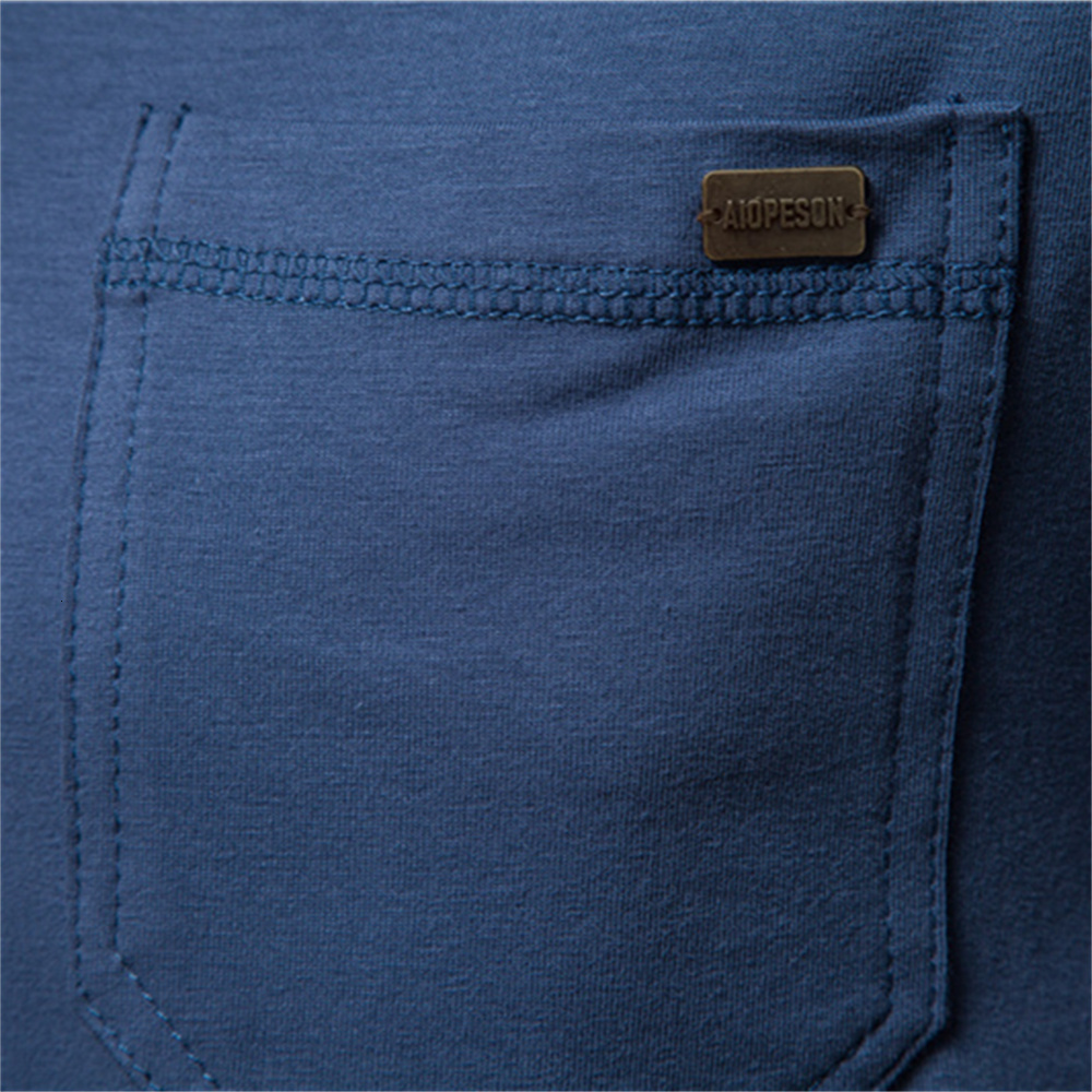 Men's T-Shirts AIOPESON Casual Cotton Mens T Shirts Solid Color Classic V-neck T Shirt Men Summer High Quality Short Sleeve Top Tees Men 230504