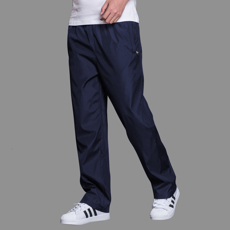 Men's Pants Men's Quick Drying Pants Elastic Waist Summer Men Breathable Pants polyester sport Pants Mens Straight sweatpants 230504