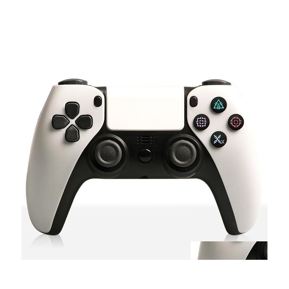 Game Controllers Joysticks Ps5 Style Blue Tooth Double Vibration Controller For Ps4 Wireless Gamepad Games Console Usb 6 Axis Drop Dhpyn
Game Controllers Joysticks Ps5 Style Blue Tooth Double Vibration Controller For Ps4 Wireless Gamepad Games Console Usb 6 Axis Drop Dhpyn