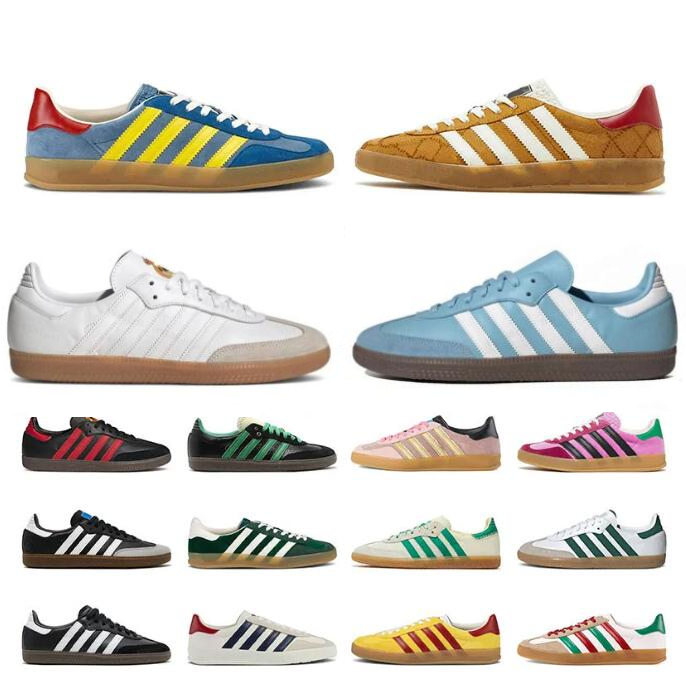 Retro Samba Vegan Gazelle Casual Shoes Men Women Fashion Mexico Black White Gum Mens Blue Beige Pink Velvet OG Bonner Designer Trainers Platform Low Sneakers 36-45
Retro Samba Vegan Gazelle Casual Shoes Men Women Fashion Mexico Black White Gum Mens Blue Beige Pink Velvet OG Bonner Designer Trainers Platform Low Sneakers 36-45