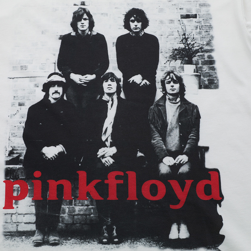 Mens TShirts 23SS HEAVYMETAL86PINKFLOYD Rock Band Retro Straight Spray Print Cotton Round Neck Loose Shortsleeved Tshirt Big Deal 230504