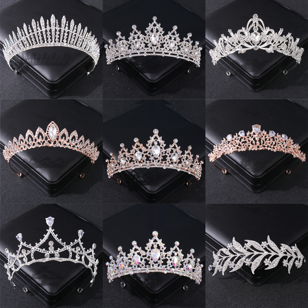 Bride Crown Atmosphere Crystal Crown Wedding Dress Headwear Birthday Adults' Ceremony Performance Versatile Rhinestone Hair Band Crown Jewelry Batch TS-0132.
Bride Crown Atmosphere Crystal Crown Wedding Dress Headwear Birthday Adults' Ceremony Performance Versatile Rhinestone Hair Band Crown Jewelry Batch TS-0132.