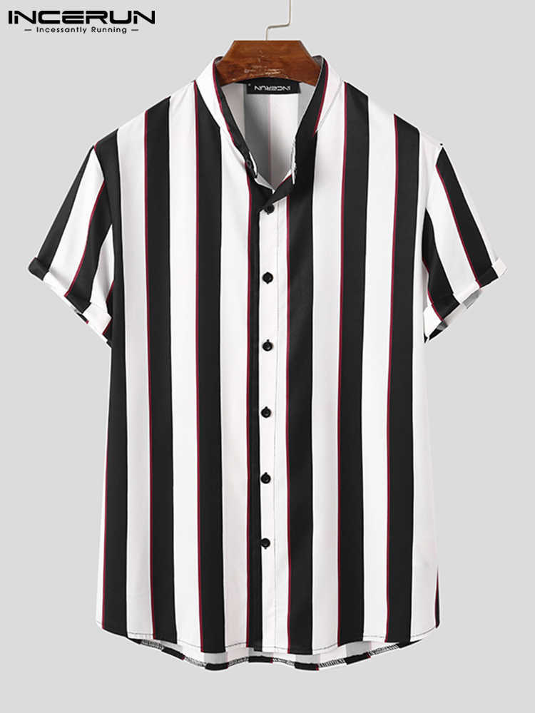 Men's Casual Shirts Fashion Men Striped Sets Streetwear Lapel Short Sleeve Shirt Long Pants Two Pieces Sets 2023 Men Casual Suits S5XL 7 J230503