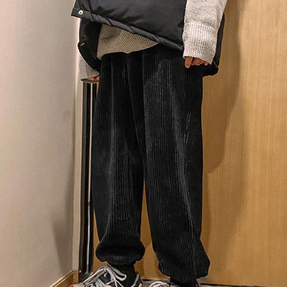 Men's Pants Stylish Teenager Trousers Tie Leg Easy to Wash All Match Soft Autumn Pants Men Pants Straight Pants 230504