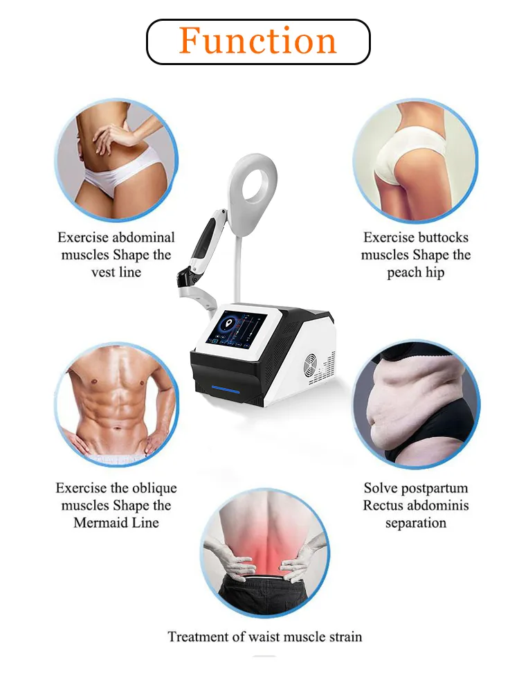 Portable EMS Magnetic Rings Muscle Building Machine for Physical Therapy