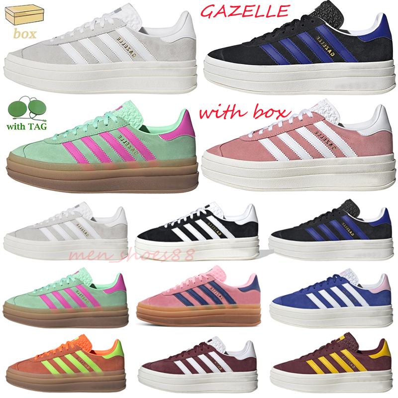 Designer Luxury Original Gazelle BOLD Casual Shoes Men Women Low Black White Lucid Blue Pink Glow Gum Outdoor Flat Sneakers
Designer Luxury Original Gazelle BOLD Casual Shoes Men Women Low Black White Lucid Blue Pink Glow Gum Outdoor Flat Sneakers