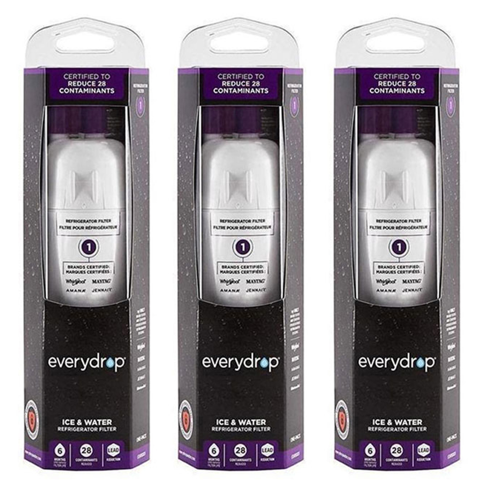 everydrop by Whirlpool EDR1RXD1 Refrigerator Water Filter 1 replaces W10295370A (3 Pack)
everydrop by Whirlpool EDR1RXD1 Refrigerator Water Filter 1 replaces W10295370A (3 Pack)