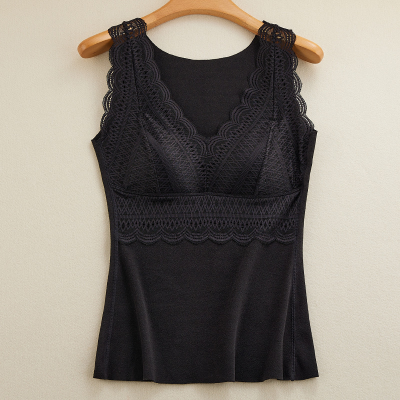 Camisoles Tanks Plus Size Vest Thermal Women Winter Clothing Underwear Warm Top Inner Wear 230503