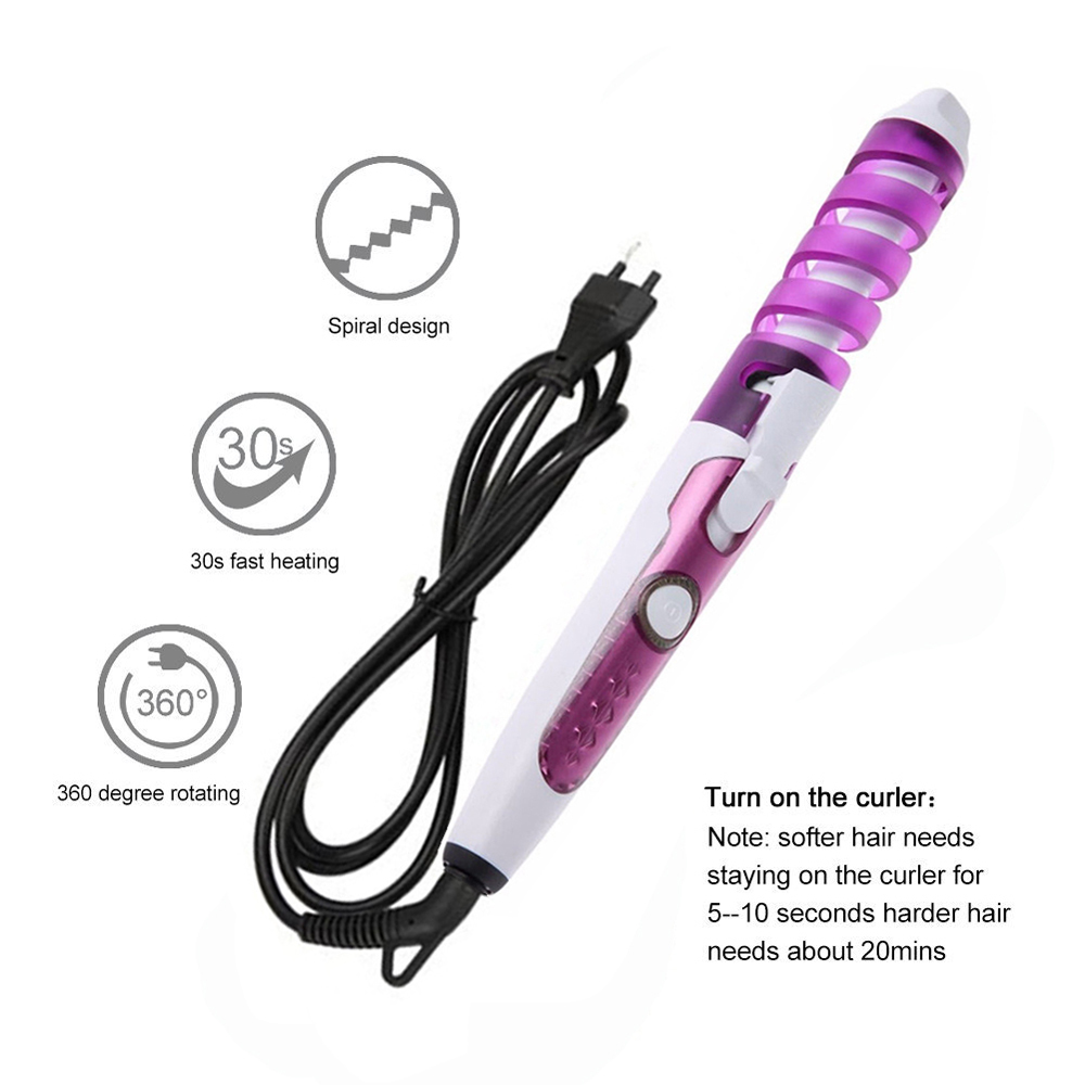Curling Irons Magic Pro Hair Curlers Electric Curl Ceramic Spiral Iron Wand Salon Styling Tools Styler 230504