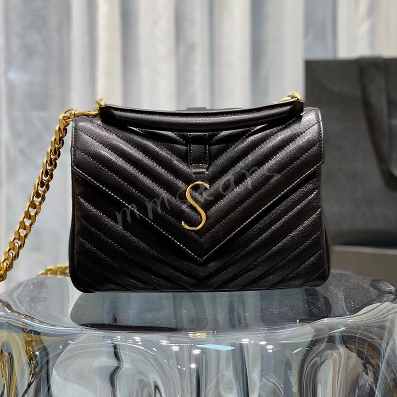 Luxury College Chain Bag Handbag Designer Flap Magnetic Snap Crossbody Leather Women Shoulder Messenger Bags Purse, 16
Luxury College Chain Bag Handbag Designer Flap Magnetic Snap Crossbody Leather Women Shoulder Messenger Bags Purse, 16