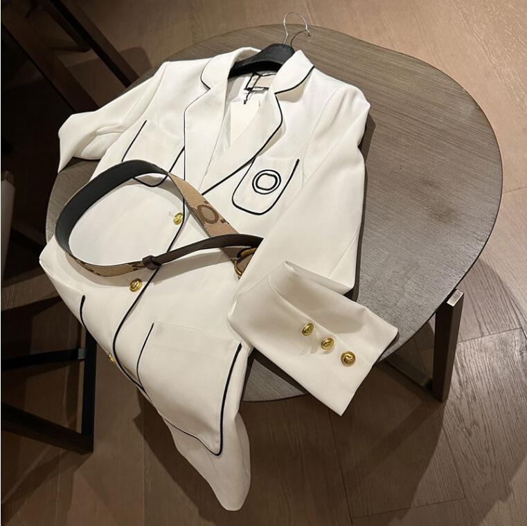2023 Women Jacket Casual Blazers Style With Belt Corset Lady Slim Fashion Jackets Pocket Outwear imple Coats -L, White
2023 Women Jacket Casual Blazers Style With Belt Corset Lady Slim Fashion Jackets Pocket Outwear imple Coats -L, White